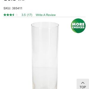 23 Clear Glass Tumbler